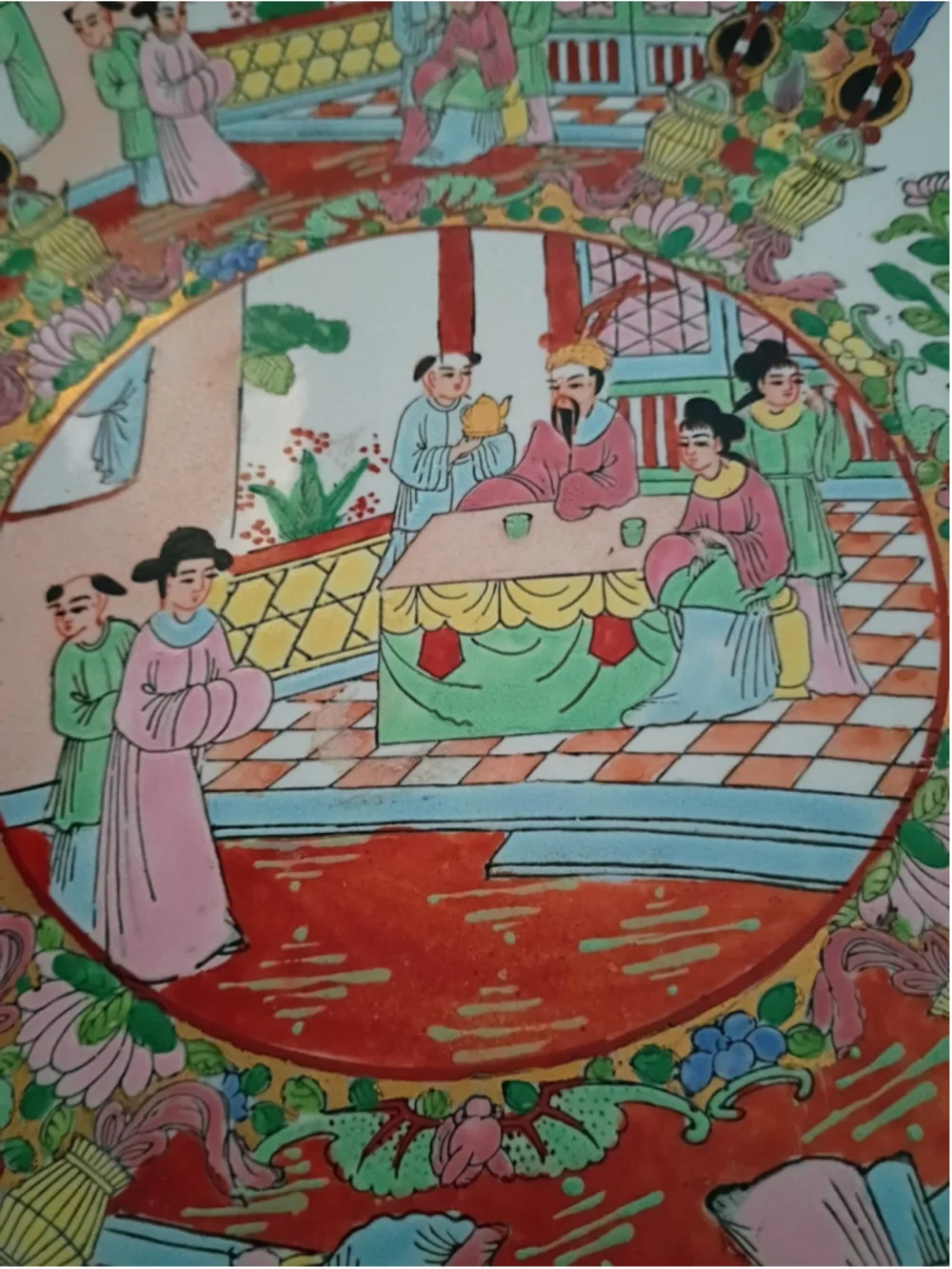 FAMILLE ROSE-Centerpiece 14